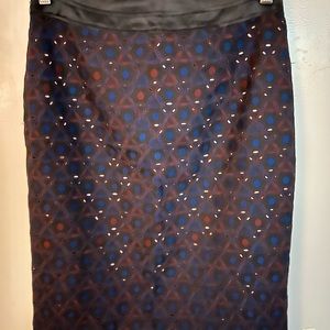 Gorgeous Skirt, Unique Waist Band- Silk